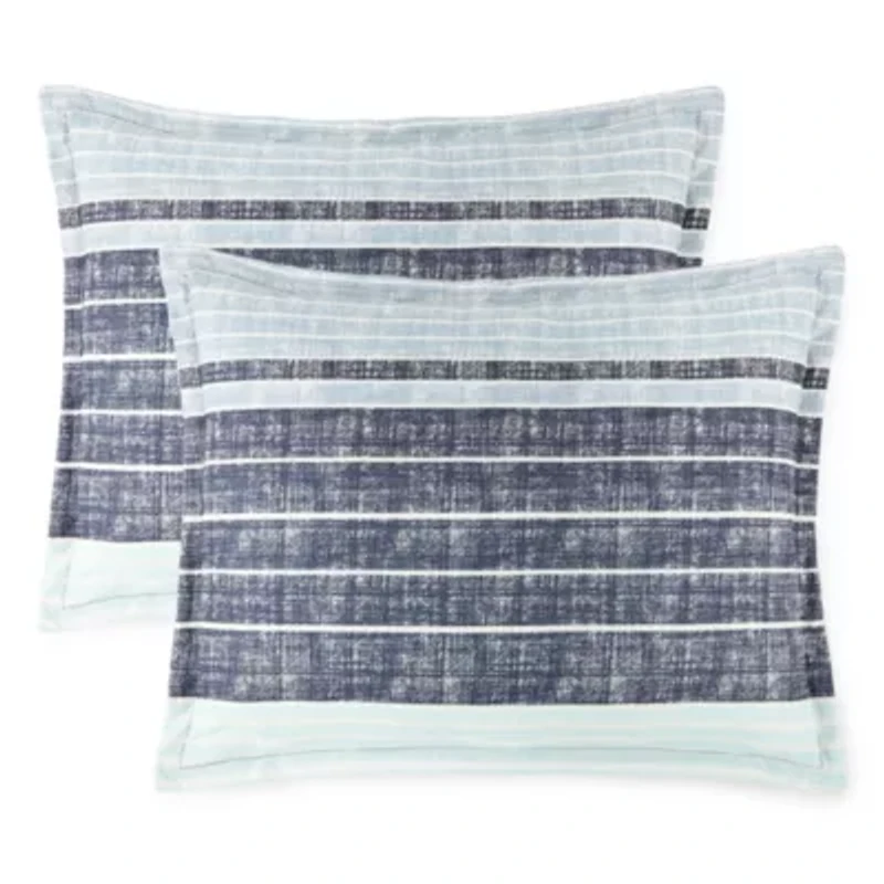 Home Expressions Mercer Stripes Complete Bedding Set With Sheets