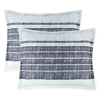 Home Expressions Mercer Stripes Complete Bedding Set With Sheets