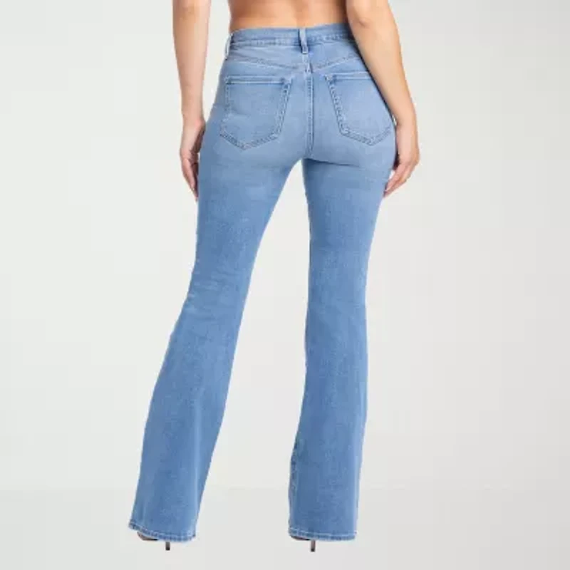 JS Jessica Simpson Womens High Rise Flare Leg Jean