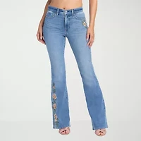 JS Jessica Simpson Womens High Rise Flare Leg Jean