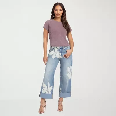 JS Jessica Simpson Womens High Rise Boyfriend Jean