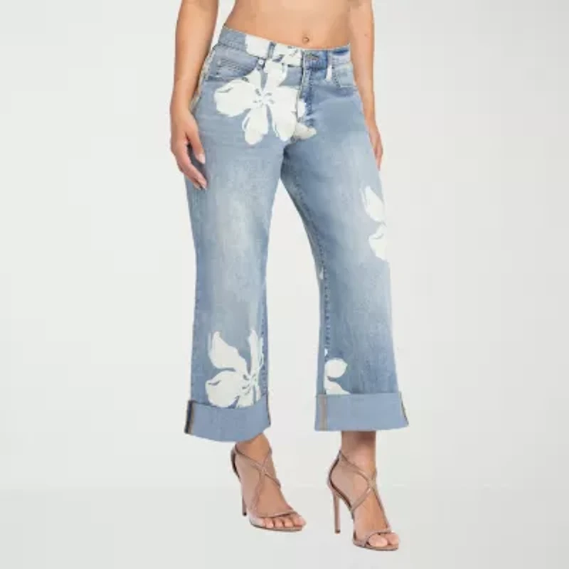 JS Jessica Simpson Womens High Rise Boyfriend Jean