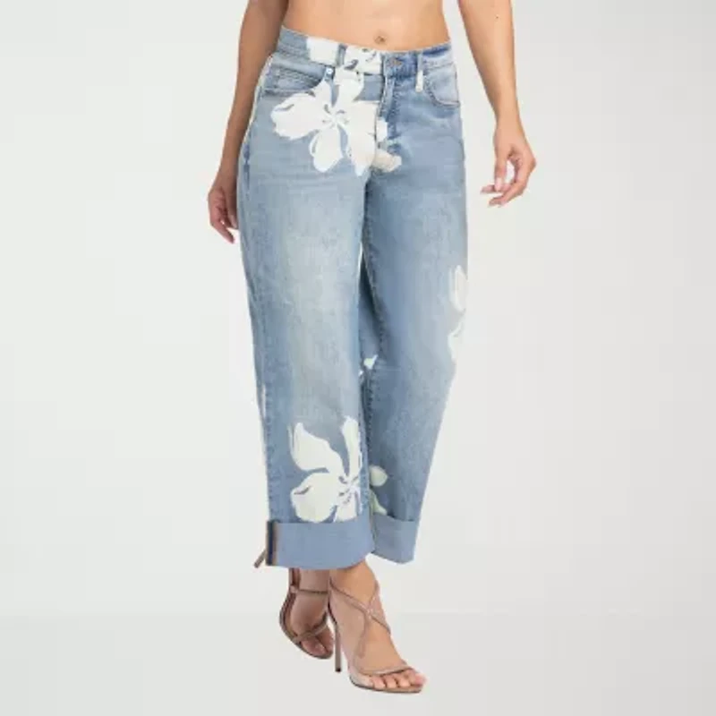 JS Jessica Simpson Womens High Rise Boyfriend Jean