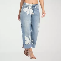 JS Jessica Simpson Womens High Rise Boyfriend Jean