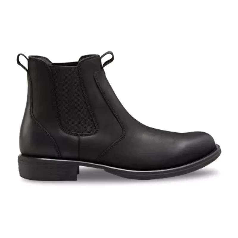 Eastland Mens Daily Double Chelsea Boot Block Heel Boots