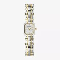 Bulova Goddess Of Time Womens Two Tone Stainless Steel Bracelet Watch 98p237