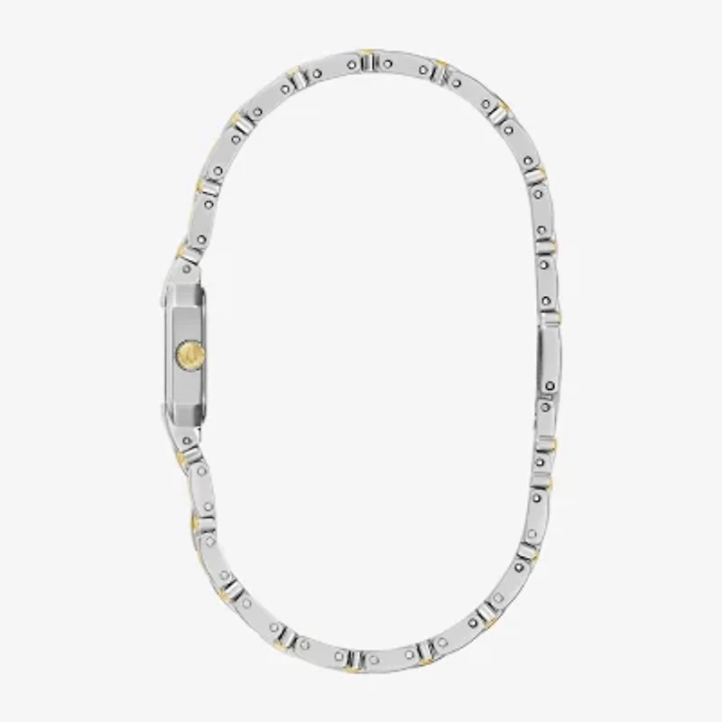 Bulova Goddess Of Time Womens Two Tone Stainless Steel Bracelet Watch 98p237