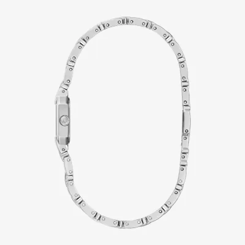 Bulova Goddess Of Time Womens Silver Tone Stainless Steel Bracelet Watch 96p263