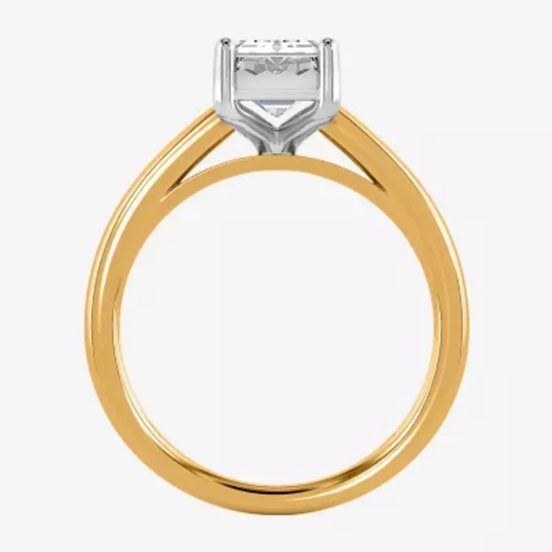 I / Si2) Womens 2 CT. Lab Grown White Diamond Solitaire Engagement Ring