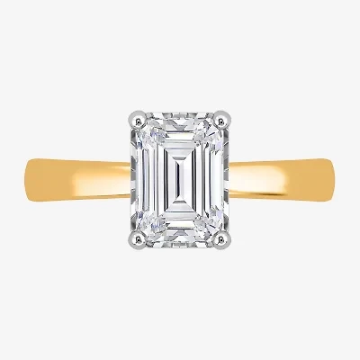 I / Si2) Womens 2 CT. Lab Grown White Diamond Solitaire Engagement Ring