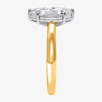 (I / Si2) Womens 2 CT. Lab Grown White Diamond Marquise Solitaire Engagement Ring