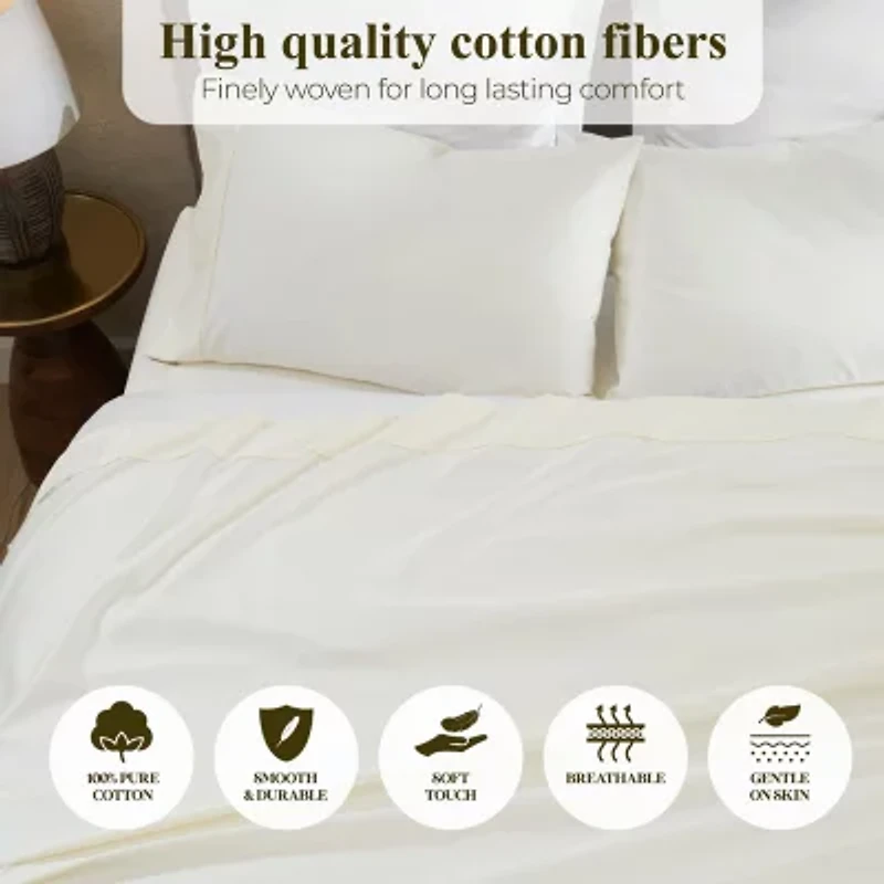 SUPERIOR® Apus Smooth Sateen Weave 500tc Sheet Set