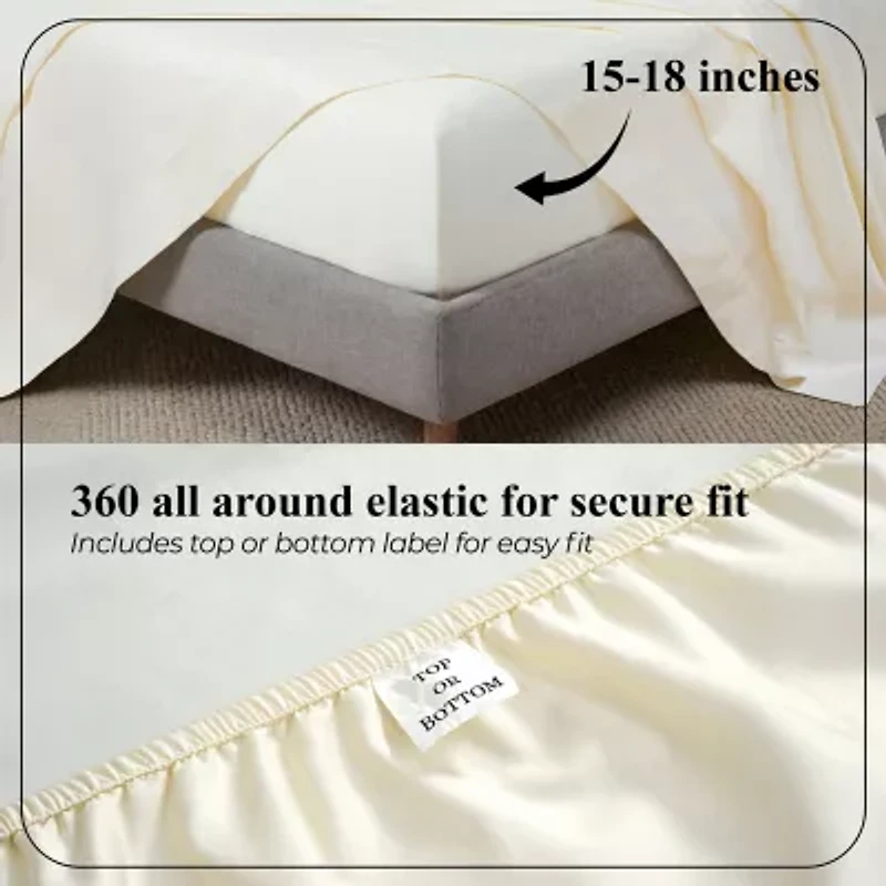 SUPERIOR® Apus Smooth Sateen Weave 500tc Sheet Set