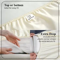 SUPERIOR® Apus Smooth Sateen Weave 500tc Sheet Set