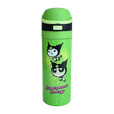 Hello Kitty and Powerpuff Girls Superpower Energy Stainless Steel 24oz. Kargo Water Bottle