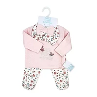 3 Stories Trading Company Girls 3-pc. Baby Clothing Set
