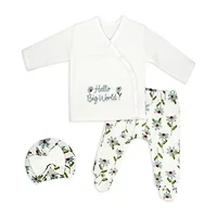 3 Stories Trading Company Girls 3-pc. Baby Clothing Set