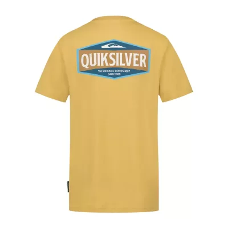 Quiksilver Big Kid Boys Crew Neck Short Sleeve Regular Fit Graphic T-Shirt
