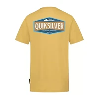Quiksilver Big Kid Boys Crew Neck Short Sleeve Regular Fit Graphic T-Shirt