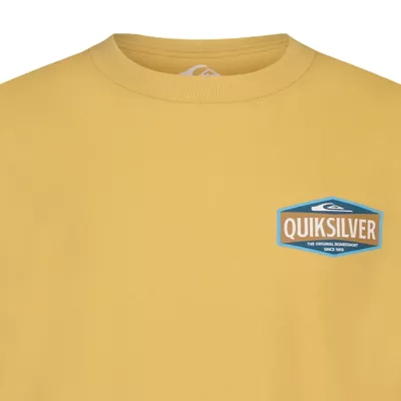 Quiksilver Big Kid Boys Crew Neck Short Sleeve Regular Fit Graphic T-Shirt