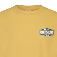 Quiksilver Big Kid Boys Crew Neck Short Sleeve Regular Fit Graphic T-Shirt