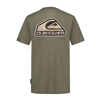 Quiksilver Big Kid Boys Crew Neck Short Sleeve Regular Fit Graphic T-Shirt