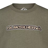 Quiksilver Big Kid Boys Crew Neck Short Sleeve Regular Fit Graphic T-Shirt
