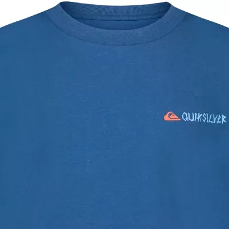 Quiksilver Big Kid Boys Crew Neck Short Sleeve Regular Fit Graphic T-Shirt