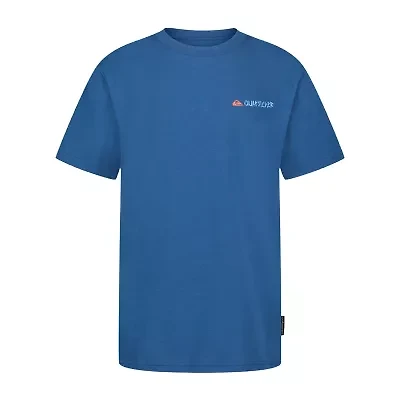 Quiksilver Big Kid Boys Crew Neck Short Sleeve Regular Fit Graphic T-Shirt