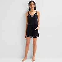 Liz Claiborne Cool and Calm Womens V Neck Sleeveless Pajama Top