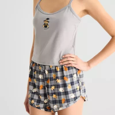 Arizona Body Womens Sleeveless 2-pc. Juniors Cami Pajama Set