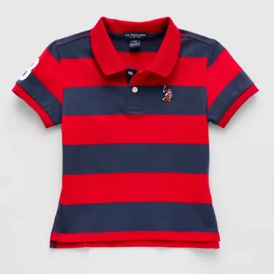 U.S. Polo Assn. Toddler Boys Short Sleeve Classic Fit Shirt