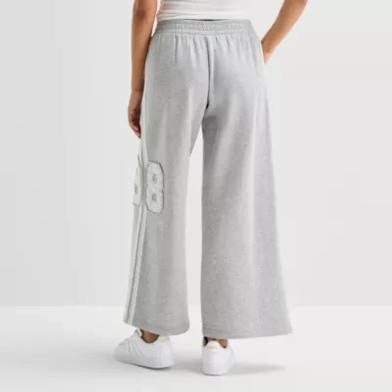 Arizona Womens Juniors Wide Leg Sweatpant