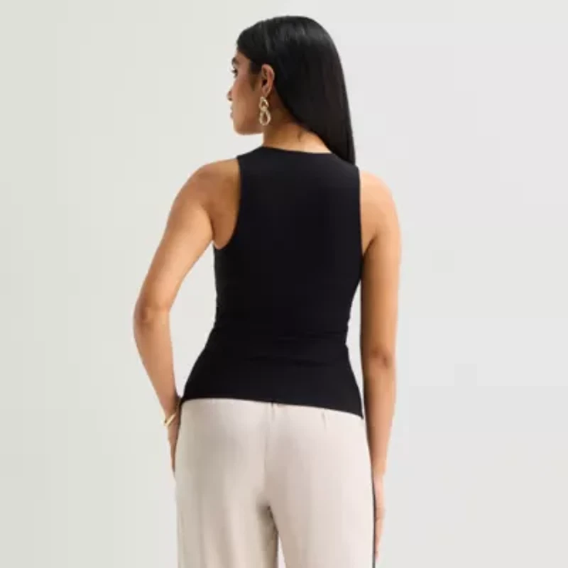 Bold Elements Womens U Neck Sleeveless Blouse