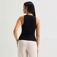 Bold Elements Womens U Neck Sleeveless Blouse