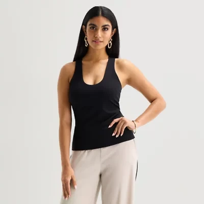 Bold Elements Womens U Neck Sleeveless Blouse