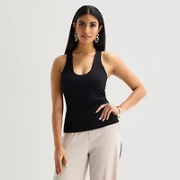 Bold Elements Womens U Neck Sleeveless Blouse