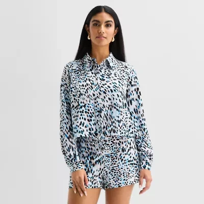 Bold Elements Womens Long Sleeve Crop Top