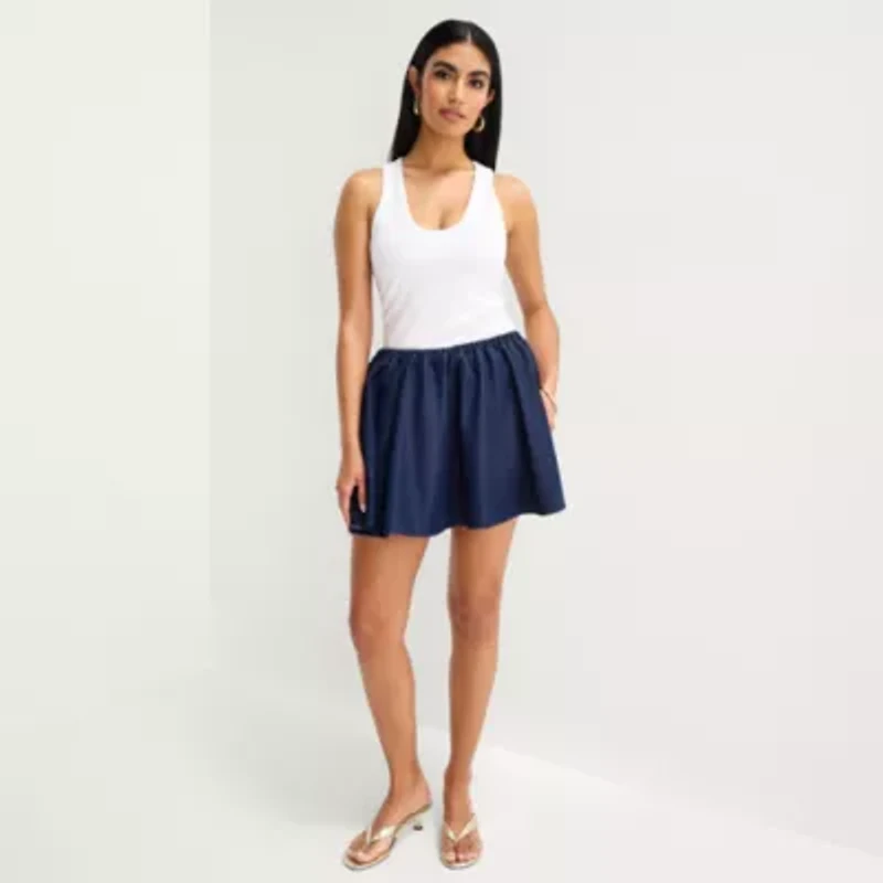 Bold Elements Womens Mini Flared Skirt