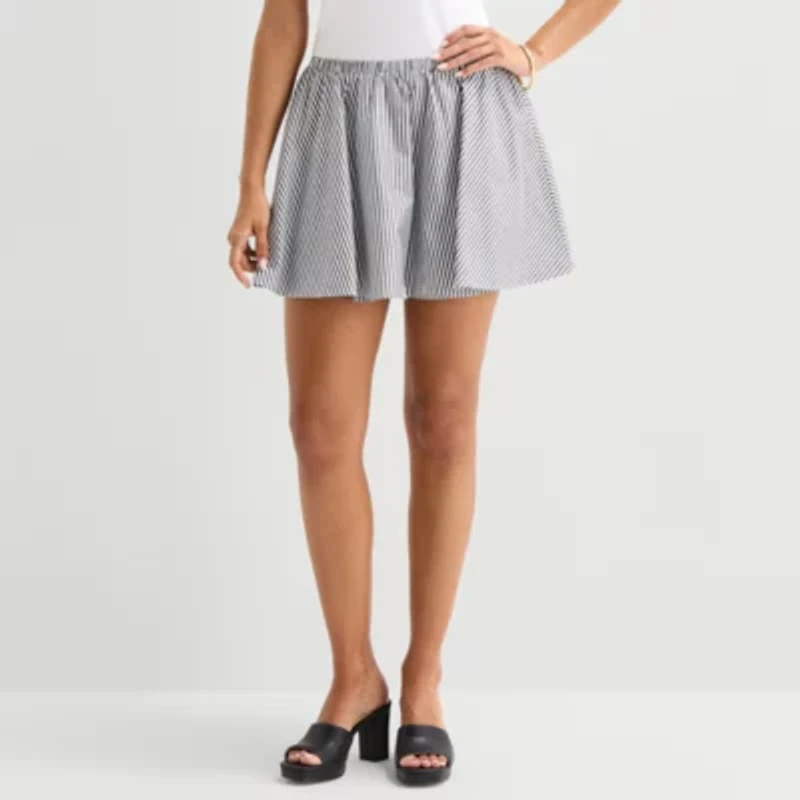 Bold Elements Womens Mini Flared Skirt