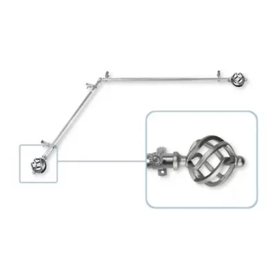 Rod Desyne Twist Corner 13/16 Adjustable Curtain