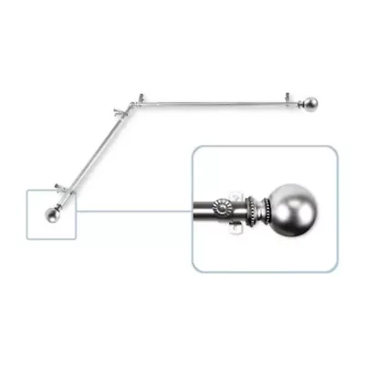 Rod Desyne Jordana Corner 13/16 Adjustable Curtain