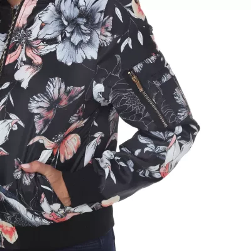 White Mark Womens Midweight Bomber Jacket