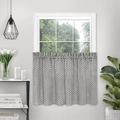 Achim Bedford 2-pc. Rod Pocket Window Tier