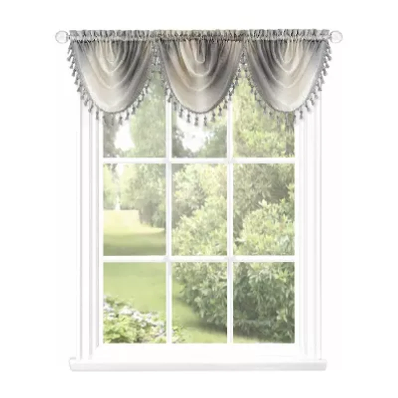 Achim Ombre Rod Pocket Valance