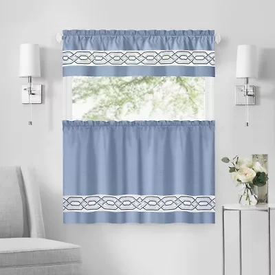 Achim Paige 3-pc. Rod Pocket Window Tier