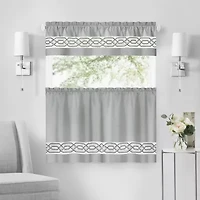 Achim Paige 3-pc. Rod Pocket Window Tier