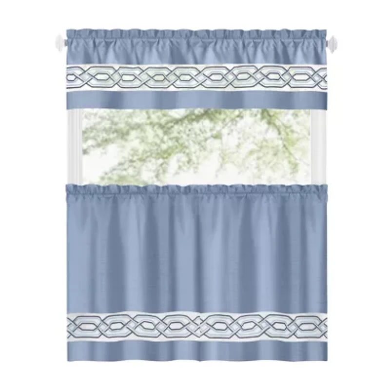 Achim Paige 3-pc. Rod Pocket Window Tier