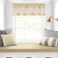 Achim Paige Rod Pocket Valance