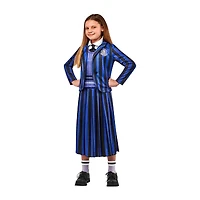 Little & Big Kid Girls Purple Nevermore Academy Uniform The Addams Family Wednesday 3-pc. Costume